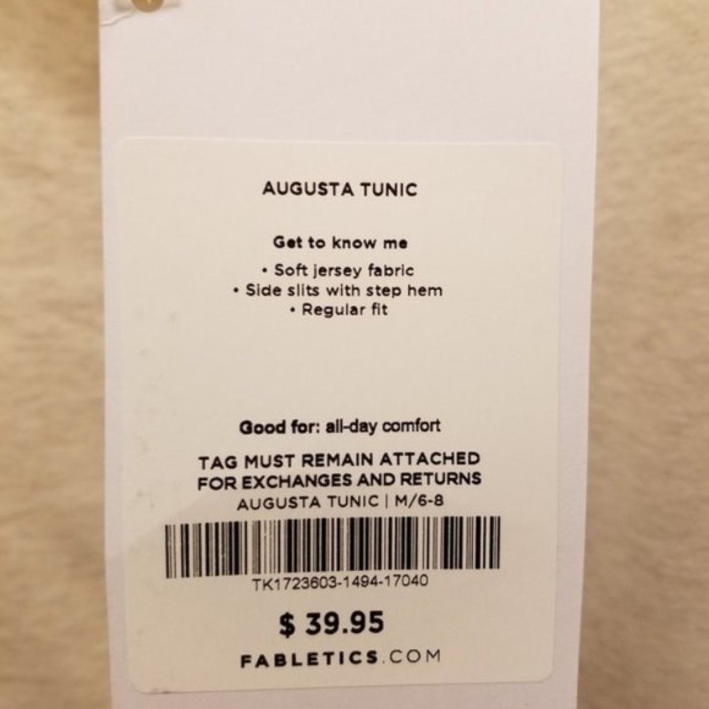 Fabletics Augusta Tunic Tank - Picture 5 of 5